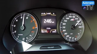 2016 SEAT Leon CUPRA ST (280hp) - 0-254 km/h acceleration (60FPS)