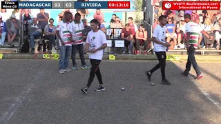 International à pétanque de Nyons 2018 : Finale BONETTO vs MADAGASCAR