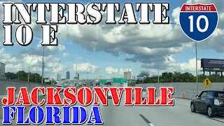 I-10 East - Jacksonville - Florida - 4K Highway Drive - 2022