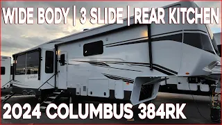 Beautiful Rear Kitchen Fifth Wheel! 2024 Columbus 384RK by Palomino at Couchs RV Nation a RV Review