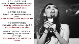 Qu Wanting曲婉婷 - Wo De Gesheng Li(You Exist In My Song) - 我的歌声里 - Pinyin Subs + English Translation