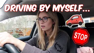 DRIVING ALONE FOR THE FIRST TIME  + how I passed my test first time