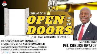 1ST SERVICE: COVENANT DAY OF OPEN DOORS/ SPECIAL ANOINTING SERVICE - 3 | 21ST MAY 2023