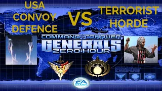 Command & Conquer Generals Zero Hour Convoy Defense VS 400 terrorists
