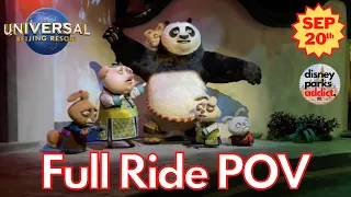 [4K] Kung Fu Panda: Journey of the Dragon Warrior - POV - Universal Studios Beijing - Opening Day