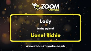 Lionel Richie - Lady - Karaoke Version from Zoom Karaoke