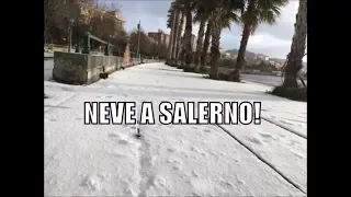 Un po Strano da Vedere NEVE A SALERNO! Maltempo ITALIA Inverno 2017