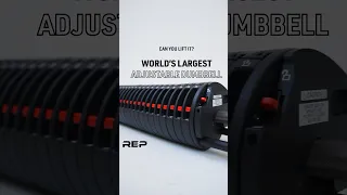 The World's Largest Adjustable Dumbbell. Can you lift it? #strength #lifting *Parody purposes only.