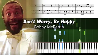 Don't Worry Be Happy - Feel-Good Piano Tutorial with Sheet Music