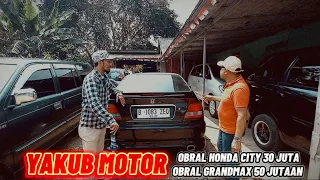 Showroom di serbu pedagang seindonesia, Obral Honda city 30 Jutaan Hanya di Yakub Motor