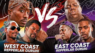 WEST COAST VS EAST COAST, URUSHLARI QANDAY KELIB CHIQDI. 2PAC VA BİGGİE HAQIDA