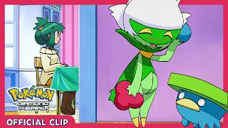 Shy Roserade! | Pokémon: Diamond and Pearl | Official Clip