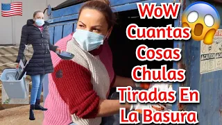 WoW Cuantas Cosas Chulas Tiradas En La Basura Que Tiran Las Tiendas En USA😱😳🇺🇸#NoemyBLaSalvadoreña