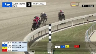 Gulfstream Park Carrera 3 - 4 de Febrero 2022