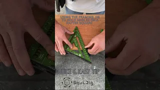 Have you ever been doing layout with your rafter square. See how you can hold angles. Squijig.com