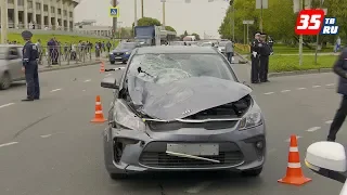 Автомобиль сбил троих пешеходов на «зебре» в Череповце