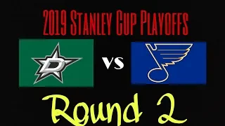 2019 Stanley Cup Playoffs - Dallas Stars vs St. Louis Blues (R2) Preview/Predictions