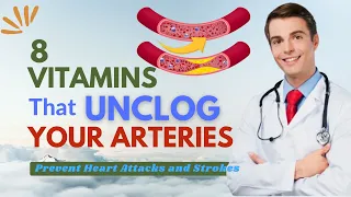Top 8 Vitamins that Unclog Arteries - Prevent Heart Attack and Strokes
