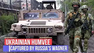 Russia's Wagner fighters captured an American Humvee in Bakhmut