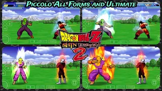 Piccolo All Forms and Ultimate | Dragon Ball Z Shin Budukai 2 Mod | DBZ SB2 MOD