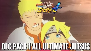 Naruto Shippuden Ultimate Ninja Storm 4: All DLC Pack 1 Team Combination Ultimate Jutsus