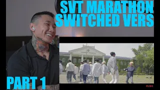 SEVENTEEN MARATHON (Don't Wanna Cry, Pretty U and, Adore U) SWITCHED VERS (REACTION!!)