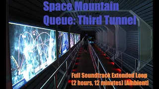 Space Mountain WDW Queue Soundtrack: Third Tunnel Ambient Music Extended Loop (2 hr, 12 min)