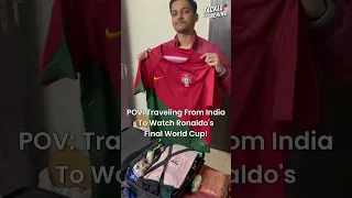 WATCHING RONALDO'S LAST WC FROM INDIA 🇮🇳 | #SHORTS