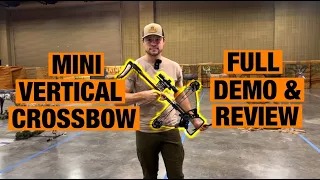 Mini Vertical Crossbow Demo! #crossbow