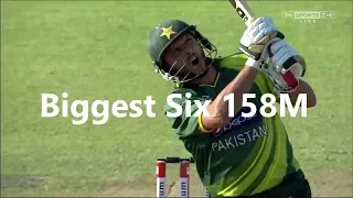 Top 5 Longest Sixes | 158m | Cricket History