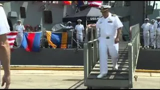 USS Ross Arrival