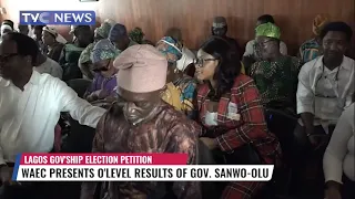 WAEC Presents O'Level Results Of Gov. Sanwo Olu