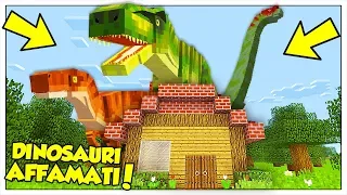 I DINOSAURI GIGANTI ATTACCANO LA NOSTRA CASA! - Minecraft ITA