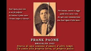 FRANK PAONE E L'INNO A S.AGATA