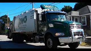 JRM Hauling and Recycling - Mack Granite Leach 2rII Rear loader garbage truck!