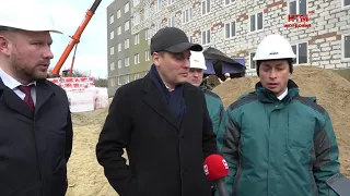 В Краснослободске Глава Мордовии осмотрел объекты строительства и благоустройства.