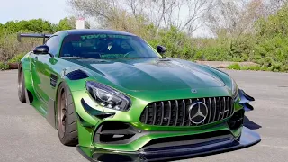 AMG GTR impressive wraps  (car music video)