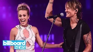 Keith Urban & Carrie Underwood Perform 'The Fighter' at CMT Music Awards 2017 | Billboard News