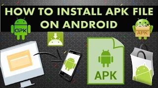 How to install apk files on android?