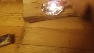 Homemade copper thermite reaction