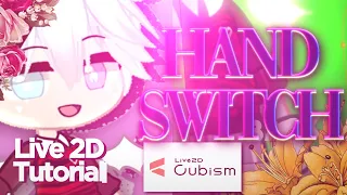 Live 2D How to switch hand TUTORIAL⛧| Gacha Club | Gacha Life | with SUBTITLES