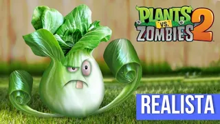 Bonk Choi realista de plantas vs zombies 2