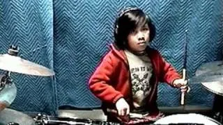 Green Day Drum Cover by 6 Years Old Kid Drummer Joshua Allen Mojica Hui