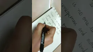 Hand lettering quotes#writing #ytshorts #viral