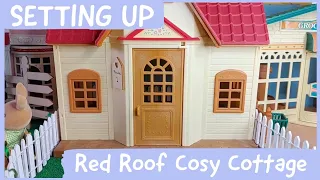 Setting up Red Roof Cosy Cottage | Sylvanian Families (Calico Critters)