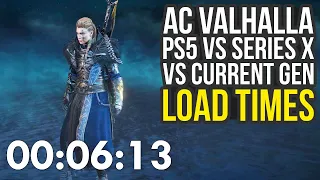 Assassin's Creed Valhalla PS5 VS Xbox Series X - Load Times Comparison (AC Valhalla PS5)