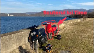 Timotei si-a luat un scuter🛵.  + Primul video cu Malaguti F10.