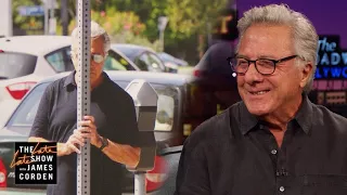 Dustin Hoffman Is Amazing at Hiding from Paparazzi