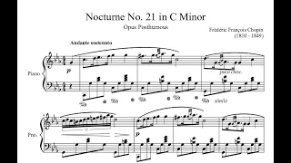 Chopin - Nocturne No. 21 in C Minor Sheet Music