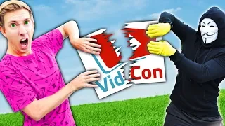 VIDCON IS HACKED! Hackers Control YouTubers for 24 Hour Challenge (Last to Stop Project Zorgo Wins)